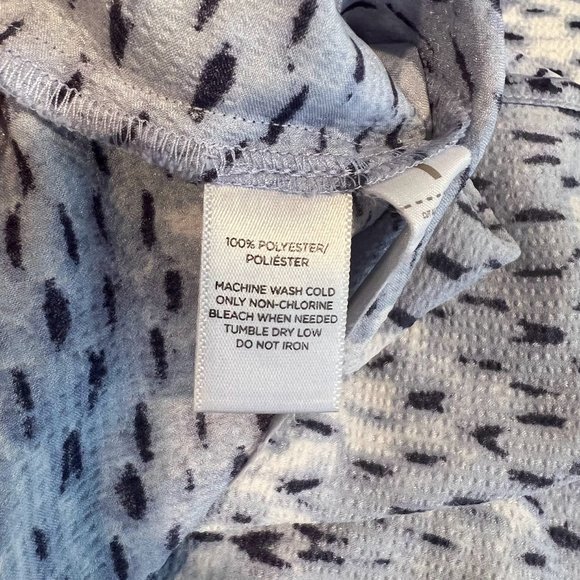 Loft Lou & Grey Fizzout Fluid Tie Tank, Keyhole Back Sleeveless Swingy Style - L - Picture 7 of 7